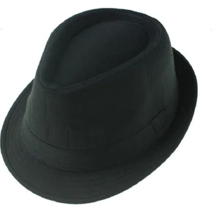 Kumaş Çocuk Fötr Gösteri Şapkası Siyah Renk 4-5 Yaş