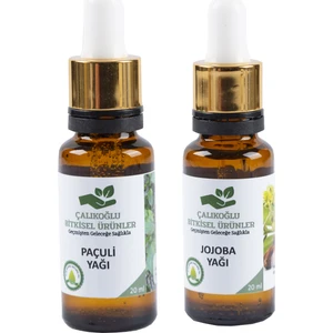 Çalıkoğlu Bitkisel Ürünler Paçuli Yağı Jojoba Yağı 20 ml x 2'li