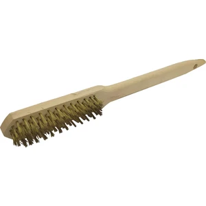 Tel Fırça 50CM Ahşap Saplı Mangal Temizleme Fırça Orta Boy Duble Boy Mangalcı Fırça