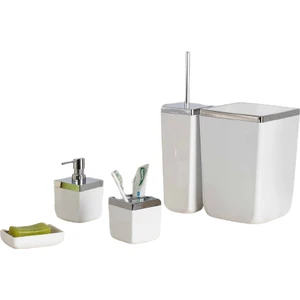 Toskana 5 Parça Banyo Seti Beyaz