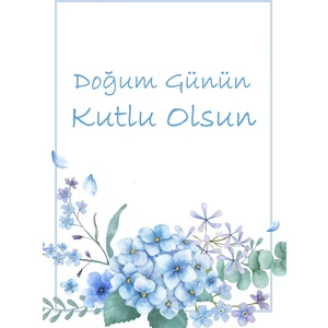 Doğum Günü Tebrik Kartı Happy Birthday