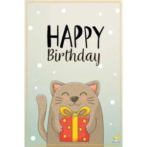 Doğum Günü Tebrik Kartı Happy Birthday