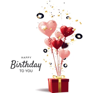 Doğum Günü Tebrik Kartı Happy Birthday