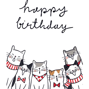 Doğum Günü Tebrik Kartı Happy Birthday