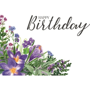 Doğum Günü Tebrik Kartı Happy Birthday