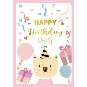 Doğum Günü Tebrik Kartı Happy Birthday