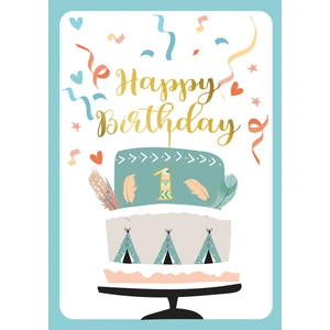Doğum Günü Tebrik Kartı Happy Birthday