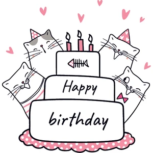 Doğum Günü Tebrik Kartı Happy Birthday