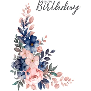 Doğum Günü Tebrik Kartı Happy Birthday