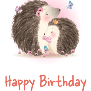 Doğum Günü Tebrik Kartı Happy Birthday