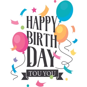 Doğum Günü Tebrik Kartı Happy Birthday