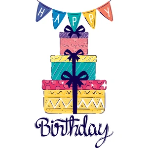 Doğum Günü Tebrik Kartı Happy Birthday