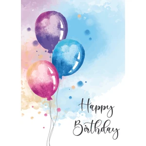 Doğum Günü Tebrik Kartı Happy Birthday