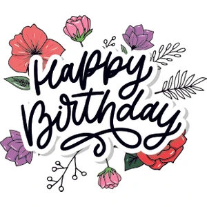 Doğum Günü Tebrik Kartı Happy Birthday