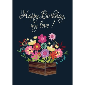 Doğum Günü Tebrik Kartı Happy Birthday