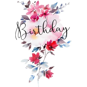 Doğum Günü Tebrik Kartı Happy Birthday