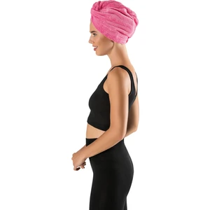 Mikrofiber Pembe Saç Bonesi Daha Kısa Sürede Kuruluk