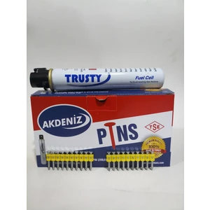 29 x 27 mm Metal Beton Uygulamaları Için Pin Çiviler Düz Çivi + Gaz