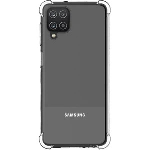 Samsung Galaxy A12 Kılıf Antishock Ultra Koruma Sert Kapak Şeffaf