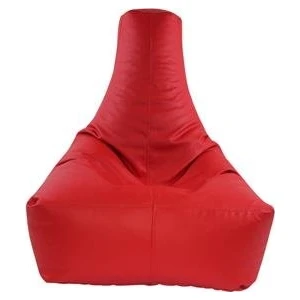Kare Deri Armut Koltuk Kırmızı 85*68*28 cm