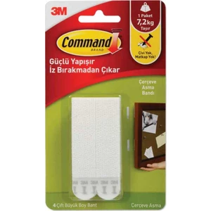 3m Command Çerçeve Asma Bandı 4 Çift Büyük Boy 17206 Tr