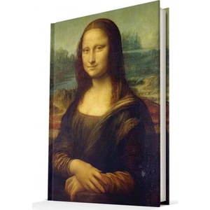 Art Of World Da Vinci Mona Lisa 96 Yaprak Çizgili Sert Kapak Defter