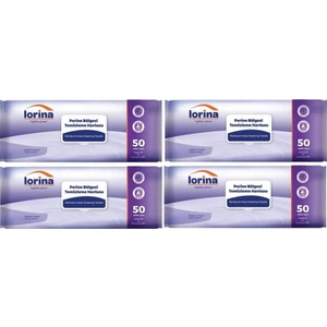 Extra Geniş Perine Bölgesi Temizleme Havlusu 50'li 4 Paket
