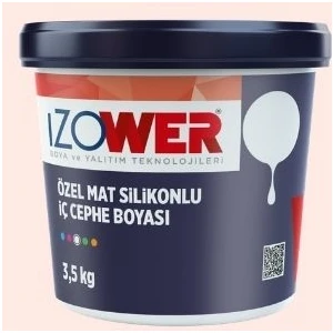 Izower Özel Mat Silikonlu Iç Cephe Boyası ( Silinebilir ) - Krater 20 ( 3.5kg )