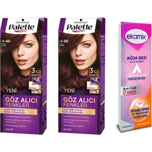 Palette Saç Boyası 4.88 Koyu Kızıl 2 Adet