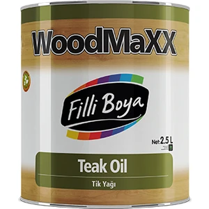 Filli Boya Woodmaxx® Teak Oil (Tik Yağı) 2,5 Lt