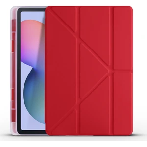 Samsung Galaxy Tab S6 Lite P610 Kılıf Kalemlikli Premium Standlı Katlanır Silikon Kılıf