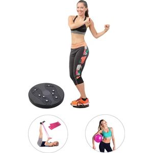 Spor Byfit Bel Inceltici Twister + Pilates Denge Topu + Pilates Bandı - 3'lü Set