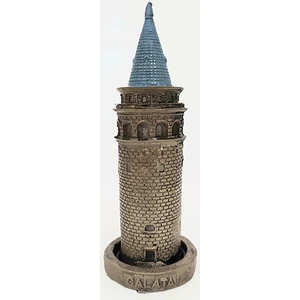 Hediye Seviyorum Galata Kulesi Biblo Bronz 14CM