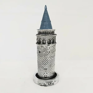 Hediye Seviyorum Galata Kulesi Biblo Gümüş 14CM
