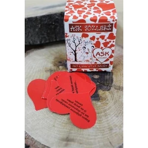 Hediye Filesi Sevgiliye Kalpli 365 Gün Notu Romantik Aşk Sözleri Mesajı