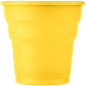 Roll-Up Sarı Plastik Bardak 25'li
