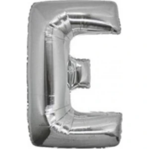 Harf Balon Folyo Küçük Boy 16 Inç 35 cm Gümüş E