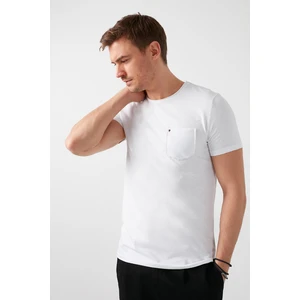 % 100 Pamuklu Bisiklet Yaka Cepli T Shirt Erkek T Shirt 5902000