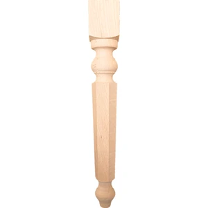 Turan Ahşap Ahşap Sandalye-Puf-Berjer-Sehpa Için Torna Ayak / Uzunluk:42 cm