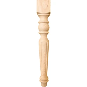 Turan Ahşap Torna Ahşap Ayak / Uzunluk: 42 cm / Çap: 5.5 cm