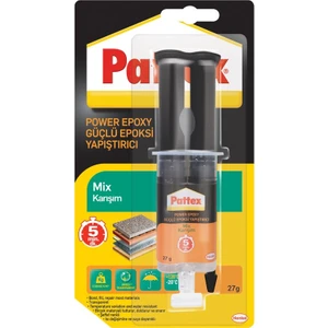 Henkel Power Epoxy Mix Güçlü Enjektörlü Çiftli Yapıştırıcı