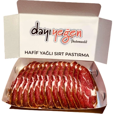 Dayı Yeğen Hafif Yağlı Sırt Pastırma 500 gr Doğal-