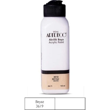 Artdeco Akrilik Boya 140 ml Beyaz