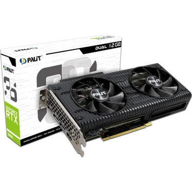 PALIT RTX 3060 DUAL 12G 動作確認済み ② Palit Geforce RTX3060 Dual LHR 12GB 192BIT Gddr6 (DX12) Fiyatı