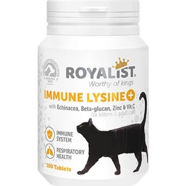 Royalist Immune Lysine Kediler Için   Tablet 100