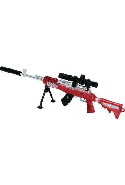 Dukkin Detaylı Sök&tak Metal Model Silah 20CM - Sks Red Shock