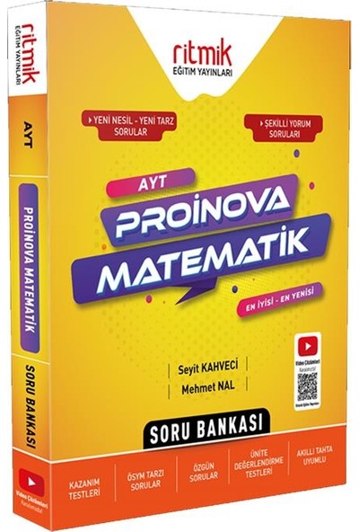 Ritmik Eğitim Yayınları AYT Proinova Matematik