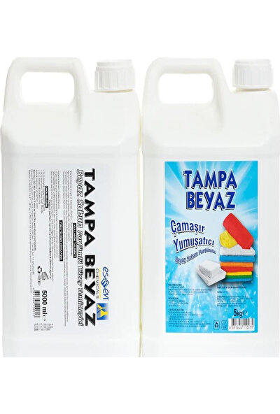 Tampa Beyaz Sabun Parfümlü 2'li Yüzey + Yumuşatıcı 5 lt