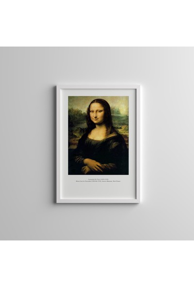 Gian Decor Dekoratif Mona Lisa Çerçeveli Tablo Boyut Opsiyonlu