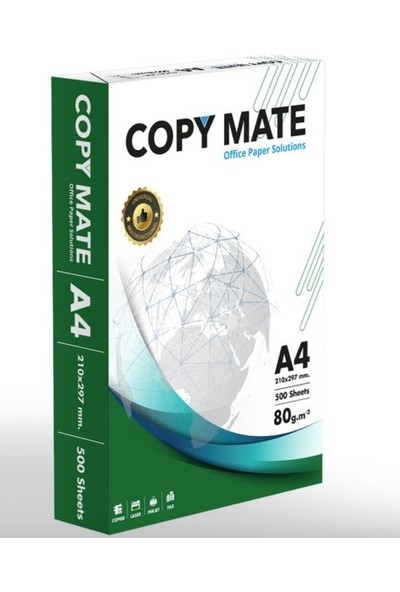 Copy Mate A4 Fotokopi Kağıdı 80 gr 2500'LI